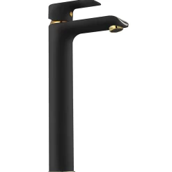 Rea Robinet de lavabo Bloom black gold high