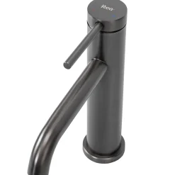 Rea Robinet de lavabo Clif titanium low* Robinet Lave-Mains