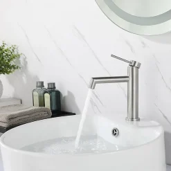 Rea Robinet de lavabo Foss nickel brush low