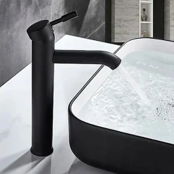 Rea Robinet de lavabo Graf black high* Robinet Lave-Mains