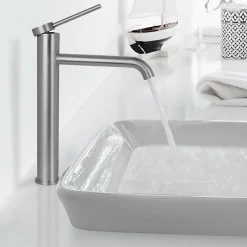 Rea Robinet De Lavabo Js-B311-1N Clif High Brush Nickel