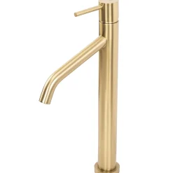 Rea Robinet de lavabo Level brush gold high* Robinet Lave-Mains