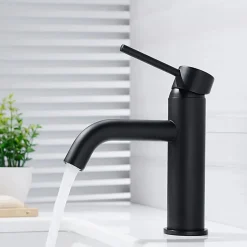 Rea Robinet de lavabo Lungo black low