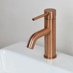 Rea Robinet de lavabo Lungo brushed copper low* Robinet Lave-Mains