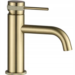 Rea Robinet De Lavabo Lungo Grip Low Brush Gold* Robinet Lave-Mains