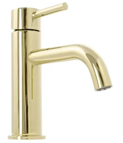 Rea Robinet de lavabo Lungo gold low* Robinet Lave-Mains
