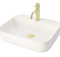 Rea Robinet de lavabo Lungo gold low* Robinet Lave-Mains