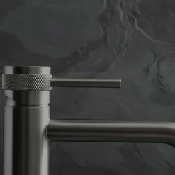 Rea Robinet De Lavabo Lungo Grip High Titanium* Robinet Lave-Mains