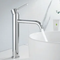 Rea Robinet de lavabo Lungo chrome high* Robinet Lave-Mains