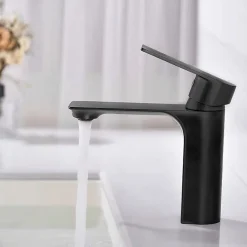 Rea Robinet De Lavabo My1802-2B Urban Low Black* Robinet Lave-Mains