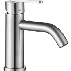 Rea Robinet De Lavabo Ontario Js-11801Nt Low Brush Nickel