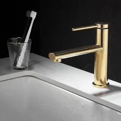 Rea Robinet de lavabo Oval gold low