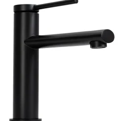 Rea Robinet de lavabo Oval black low* Robinet Lave-Mains
