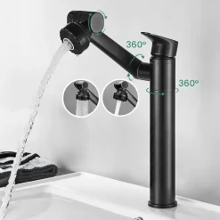 Rea Robinet de lavabo Paco black high