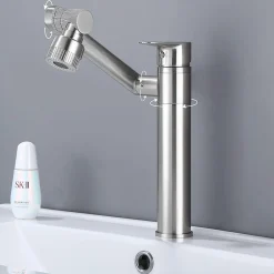 Rea Robinet de lavabo Paco brushed nickel high* Robinet Lave-Mains