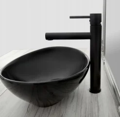 Rea Robinet de lavabo Tess high black