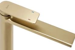Rea Robinet de lavabo Verso brush gold high