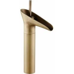 Deko Robinet de lavabo, robinet de salle de bain cascade, mitigeur de salle de bain, mitigeur monocommande vintage