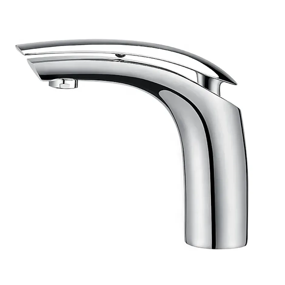 Hudor Robinet de lavabo sur plage B0625-3 en laiton chromé collection Erymanthe