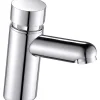 Edouard Rousseau Robinet de lave-mains eau froide chromé Temporise push* Robinet Lavabo Et Vasque