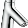 Hansgrohe Robinet de lave-mains Talis S sans tirette ni vidage finition chromée