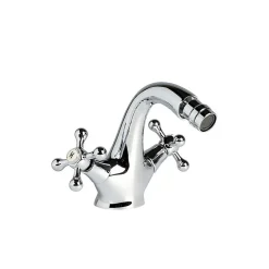 Kiamami Valentina Robinet De Salle De Bain Pour Bidet Avec Deux Poignées En Croix - Narciso