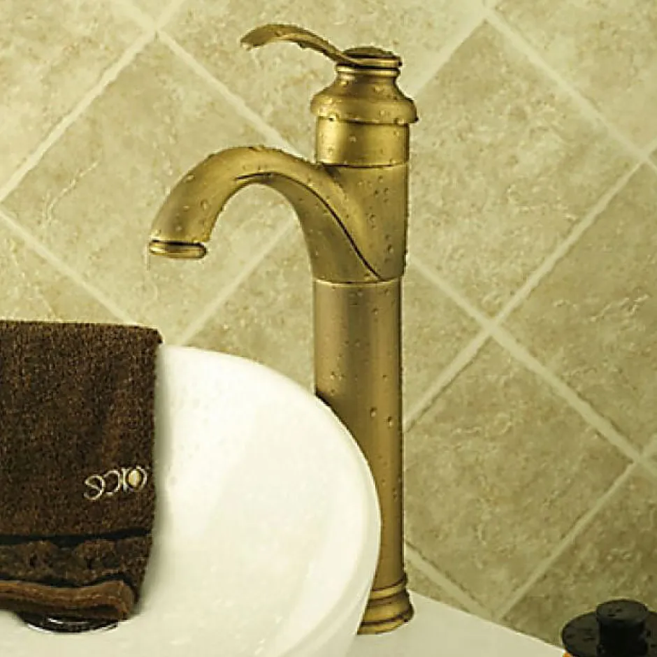 Kroos Robinet lavabo, finition en laiton pour un style classique