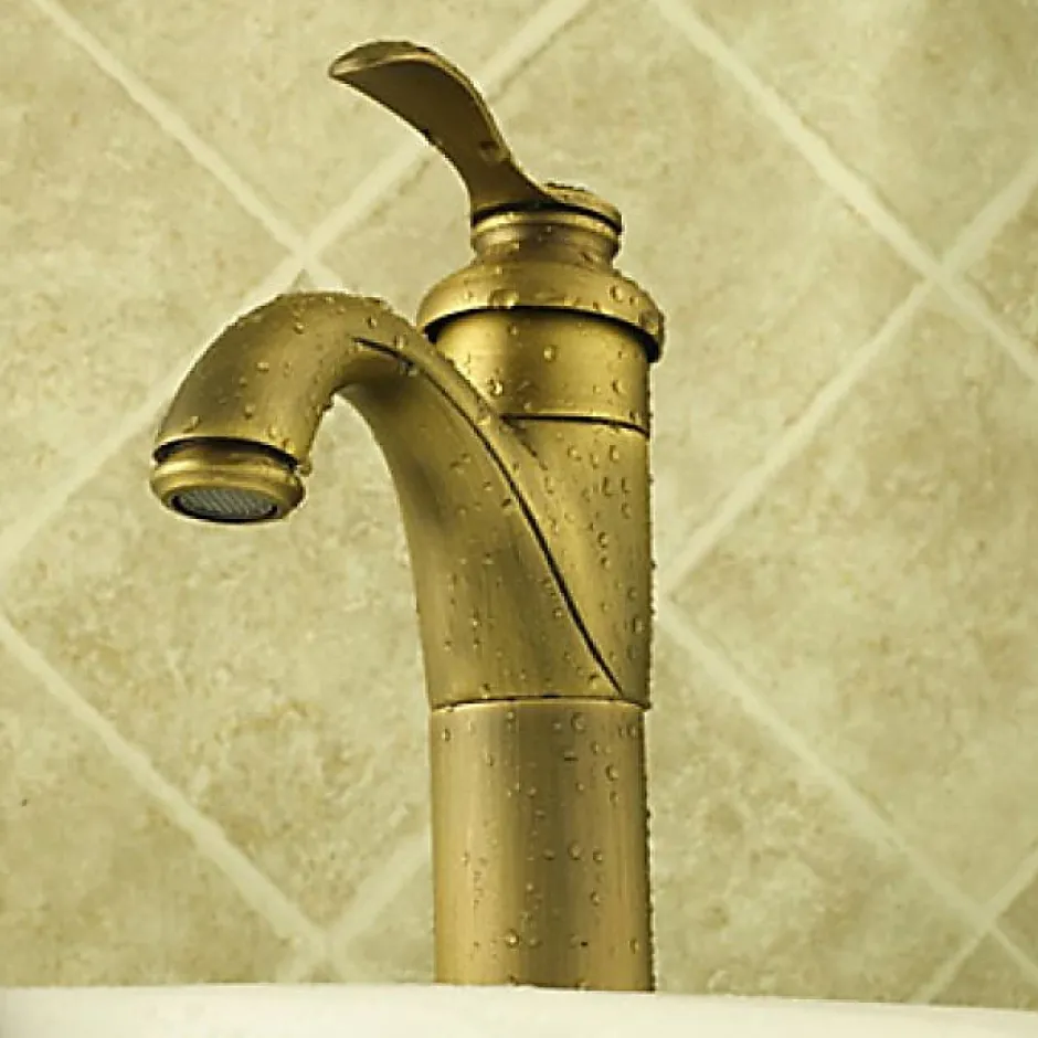 Kroos Robinet lavabo, finition en laiton pour un style classique