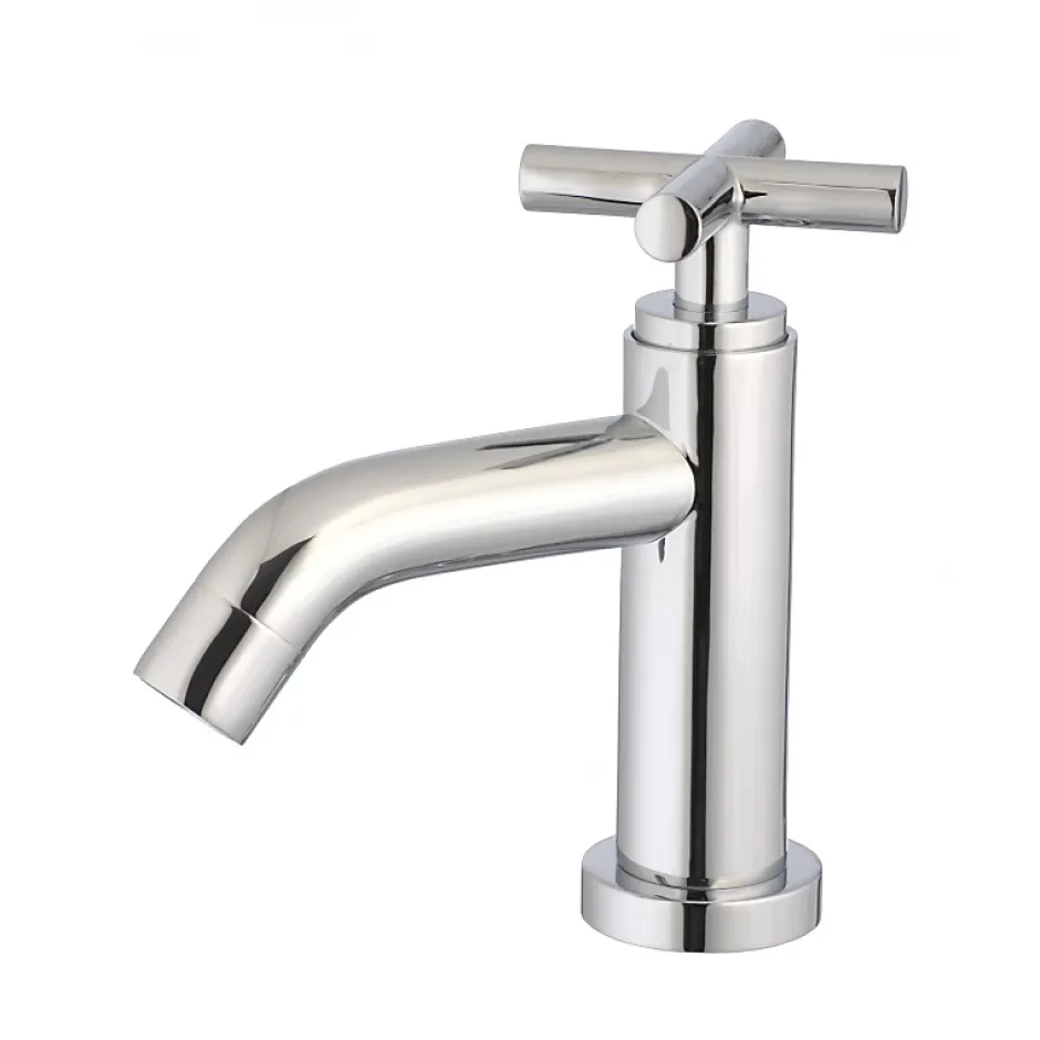 Planète Bain Robinet lave-mains chromé H 14.2 cm - Croce - eau froide uniquement* Robinet Lave-Mains