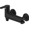Sea-Horse Robinet Mitigeur Baignoire Noir Mural Bec Pivotant Yo
