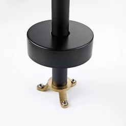 Valaz Robinet mitigeur baindouche sur pied CALGARY noir mat