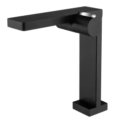 Bernstein Robinet mitigeur corps haut en noir pour lavabo ou vasque NT3220B* Robinet Lave-Mains
