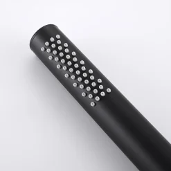 Bellegno Robinet mitigeur de baignoire sur pied BAGNO noir mat