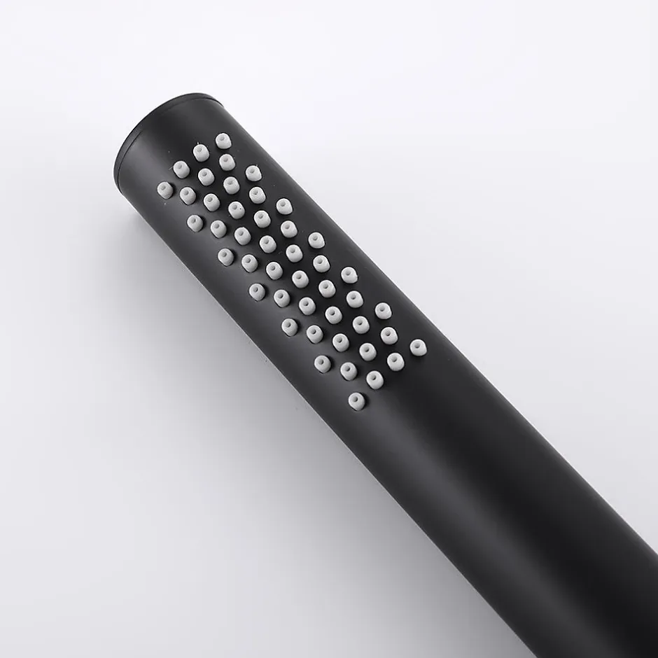 Bellegno Robinet mitigeur de baignoire sur pied BAGNO noir mat
