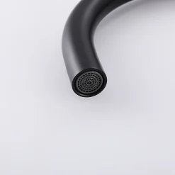 Bellegno Robinet mitigeur de baignoire sur pied BAGNO noir mat