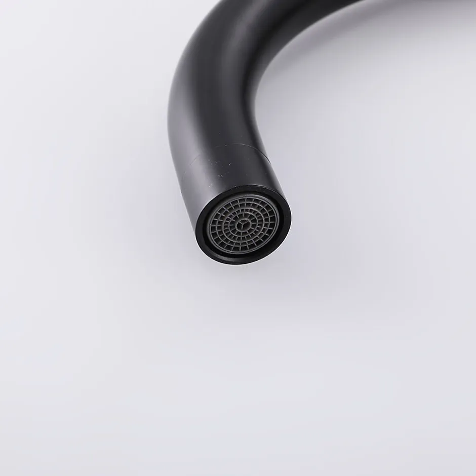 Bellegno Robinet mitigeur de baignoire sur pied BAGNO noir mat