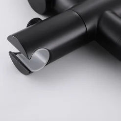 Bellegno Robinet mitigeur de baignoire sur pied BAGNO noir mat