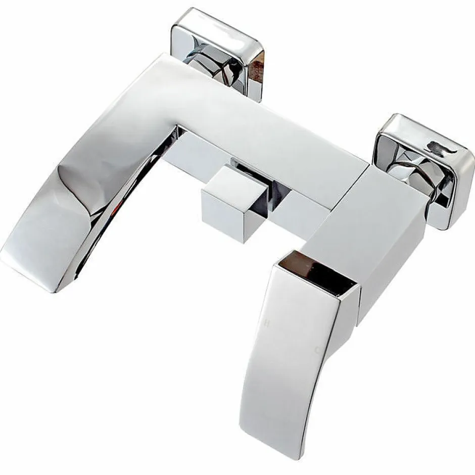 Kroos Robinet mitigeur de bain mural chromé - Deneb* Robinet De Baignoire