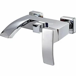 Kroos Robinet mitigeur de bain mural chromé - Deneb* Robinet De Baignoire