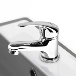 Autres Robinet mitigeur de lavabo bas en laiton chrome avec systeme vidage* Robinet Lavabo Et Vasque