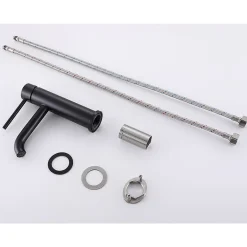 Bellegno Robinet mitigeur de lavabo thermostatique PICCOLA noir mat