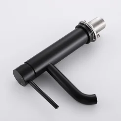 Bellegno Robinet mitigeur de lavabo thermostatique PICCOLA noir mat