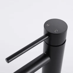 Bellegno Robinet mitigeur de lavabo thermostatique PICCOLA noir mat