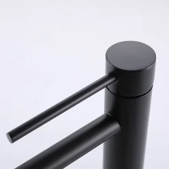 Bellegno Robinet mitigeur de lavabo thermostatique GRAZIOSA noir mat