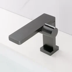 Bernstein Robinet mitigeur monocommande design gun métal pour lavabo ou vasque NT3110G