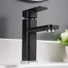 Bernstein Robinet mitigeur pour lavabos vasques 1233CB chromé/noir* Robinet Lave-Mains