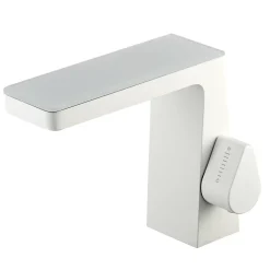Bernstein Robinet mitigeur pour lavabo ou vasque NT7320 effet cascade - noir mat, gun métal ou blanc mat Noir