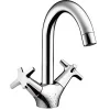 Hansgrohe Robinet mélangeur de lavabo chromé, MySport* Robinet Lavabo Et Vasque