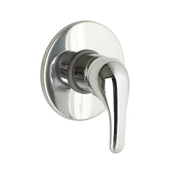 Kiamami Valentina Robinet Mélangeur Douche Encastrée Monocommande Finition Chrome - Entrer