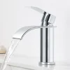 Cecipa Max Robinet Salle de Bain Cascade, Mitigeur lavabo Rond Robinet lavabo Eau Froide/Chaude* Robinet Lavabo Et Vasque